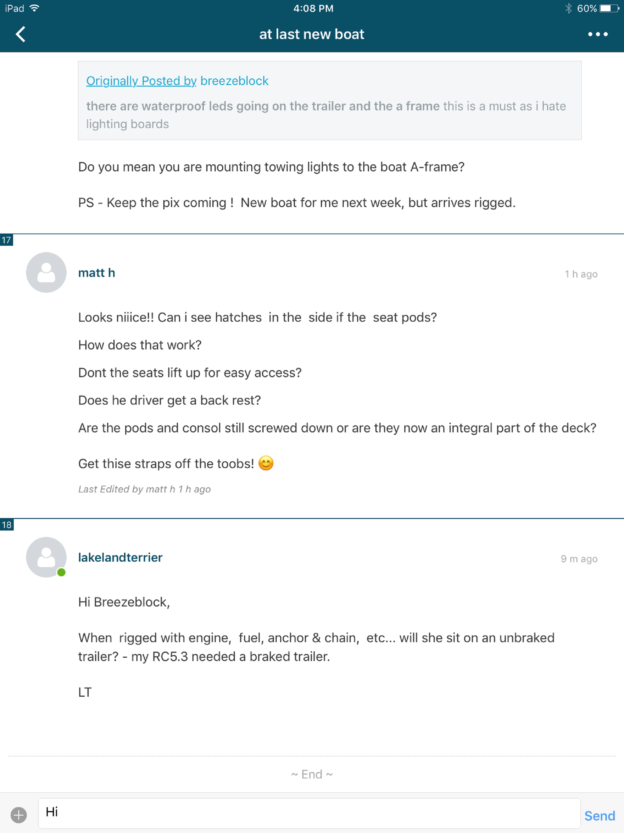 RIBnet Forums