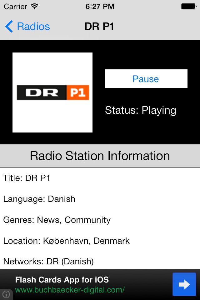 Denmark Radio Live (Danmark) screenshot 4