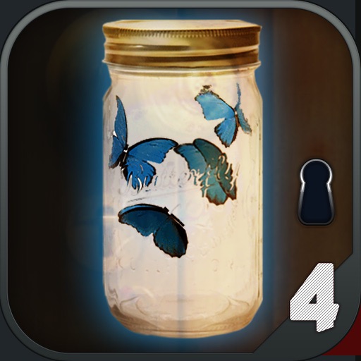 Room escape : blue butterfly 4 icon