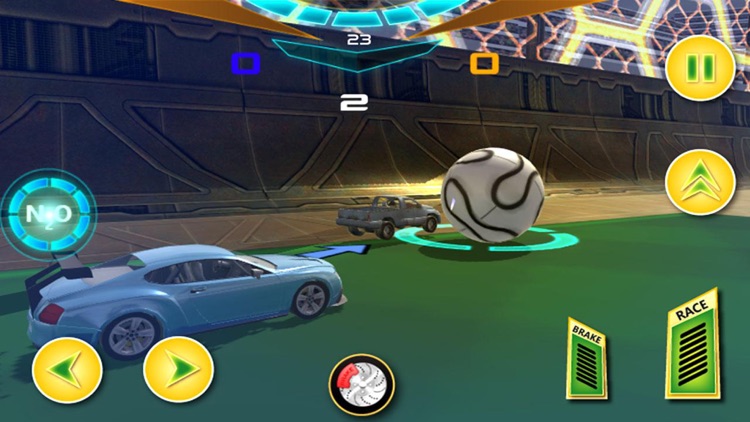 Car Soccer Championship. Car Football Kick Game.