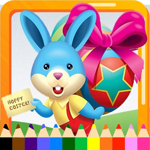 Easter Egg Coloring Pages Tracker Easter Bunny iOS App