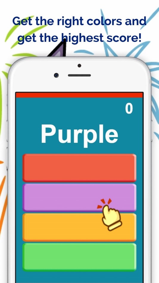 #1. Tap The Right Color - Speed Test with Mini Game (iOS) By: Teerawat Chotpongsathonkul