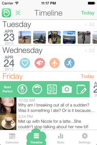 Day After - Period tracker, calendar & diary screenshot 2