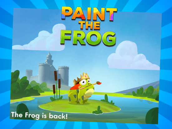 Paint the Frog iPad app afbeelding 1