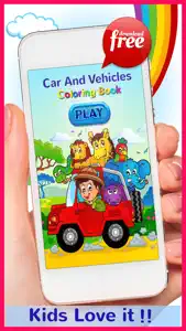 Car And Vehicles Coloring Book Games: Free For Kids And Toddlers! screenshot #3 for iPhone