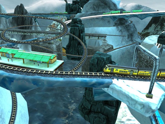 Screenshot #6 pour Train Simulator 3D. Uphill Driver Journey In Fun Racing Locomotive