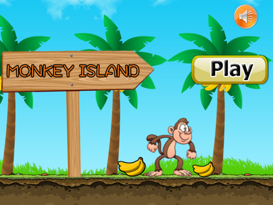 Monkey Adventure - Run Collect Banana Lunch iPad screenshot