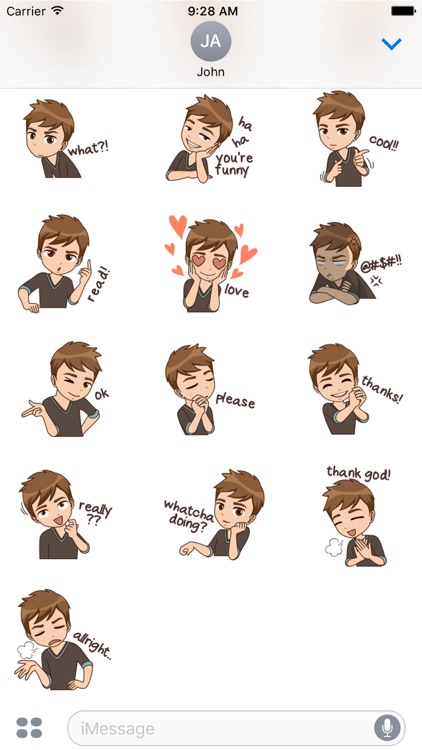 About Ben for sticker for iMessage by AMSTICKERS screenshot-3