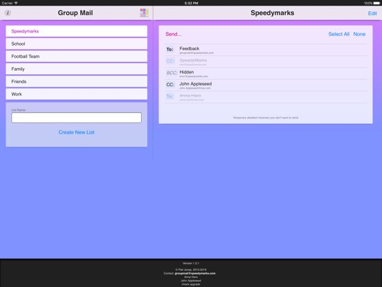 Screenshot #4 for Group Mail App
