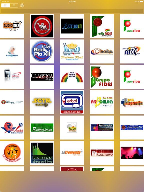Radios de Bolivia en Vivo Gratis iPad screenshot 5 - Music app