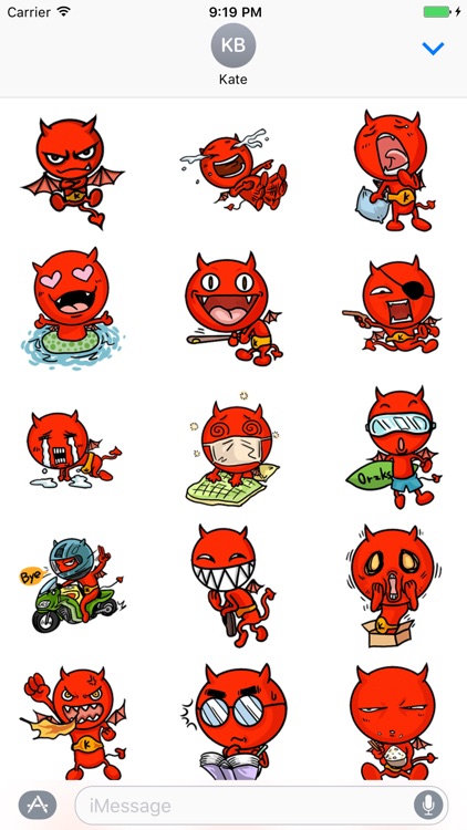 Little Devil - Cute devil stickers