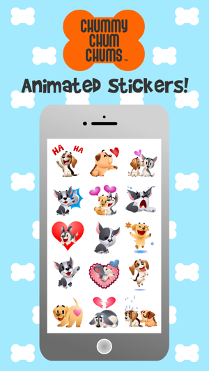 Chummy Chum Chums Animated Stickers