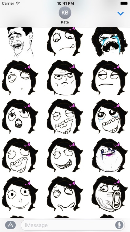 Rage faces - Stickers for iMessage