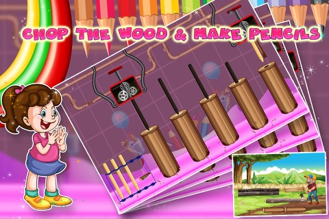 Color Pencil Factory – Make pencils with crazy fun screenshot 3