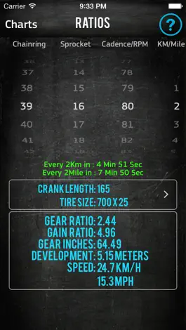 Game screenshot Bike Gear Calculator : Bike Gears, Cycling Gear apk