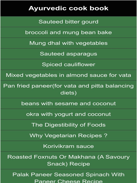 Screenshot #4 pour ayurvedic cook book