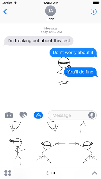 NinjaPack -- Awesome Stick Ninja Stickers