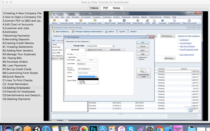 Screenshot #3 pour Step by Step Tutorials for Quickbooks