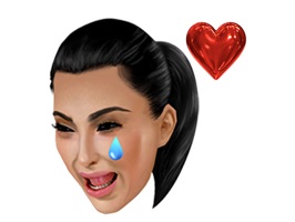 Kim Kardashian West's Official V-Day KIMOJI app gives you access to the original pack of stickers and GIFs
