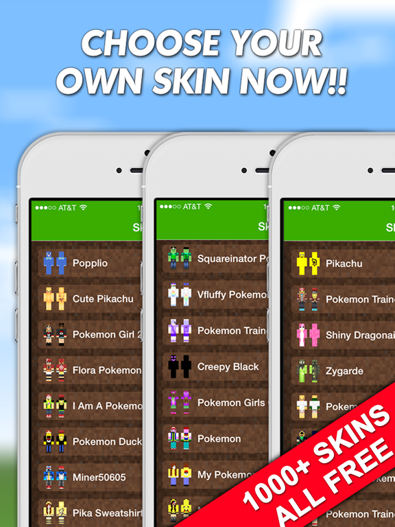 Screenshot #4 pour Skins for Minecraft PE (Pocket Edition) & PC Free - for Pokemon