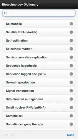 Game screenshot Biotechnology Dictionary Offline hack