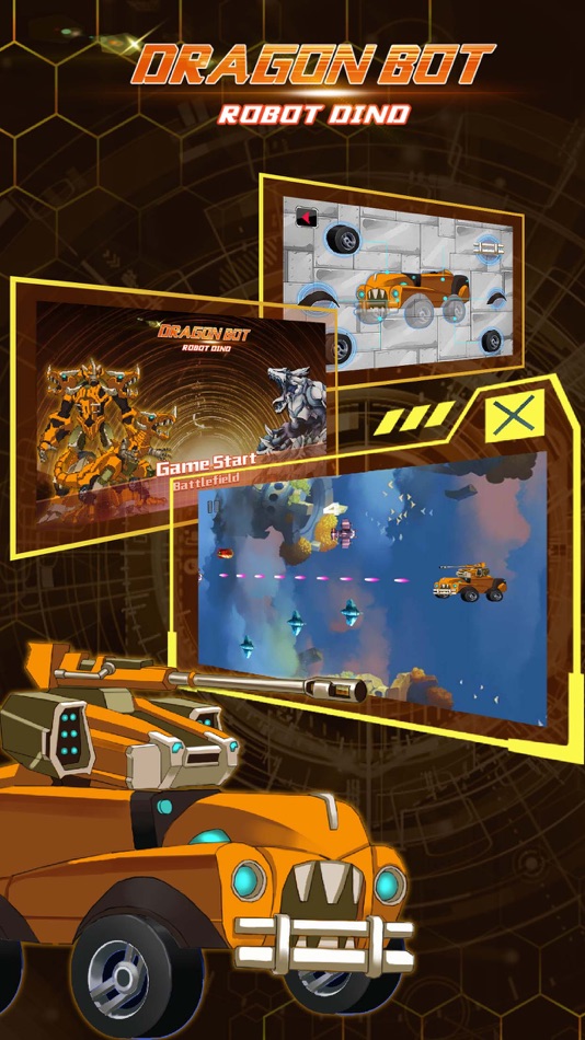 #5. Dragon Bot Mech: Robot Dinosaur& Mechanics Animals Gun Shooting Game (iOS) 由: 震宇 张