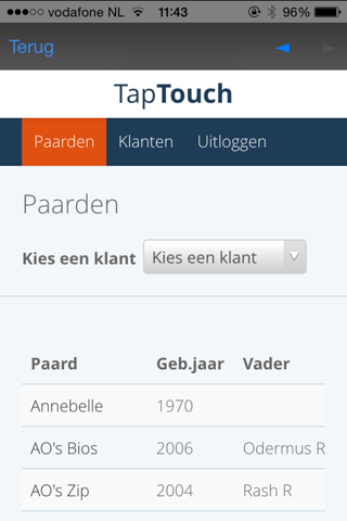 TAP Touch screenshot 2