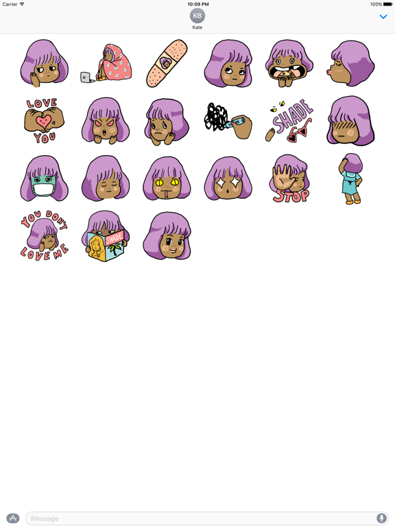 Screenshot #5 pour My Bae: Cute Wifey Stickers by Taro-Kun