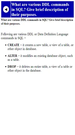 Game screenshot SQL programming tutorial apk