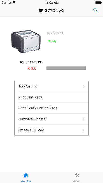 RICOH SP 200 series Smart Organization Monitor