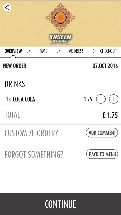 Yaseen Restaurant London