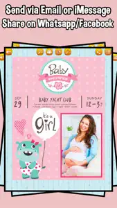 Baby Shower Invitations & Frames screenshot #5 for iPhone