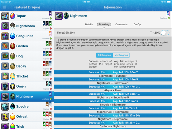 Screenshot #4 pour DragonBreed for DragonVale