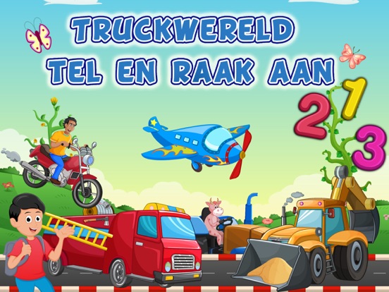 Screenshot #4 pour Truckwereld, tel en raak aan- Taalspelletje voor kinderen