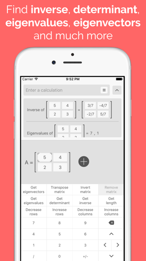 Matrix Calculator and Toolkit(圖3)-速報App