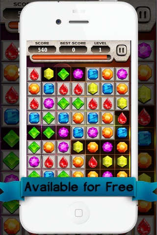 Gem Match Sliding Puzzle Game screenshot 4