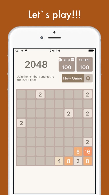 2048 Multi - 8x8, 6x6, 4x4 tiles in one app! screenshot 5
