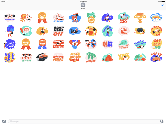 Screenshot #4 pour Stridekick Fitness Stickers
