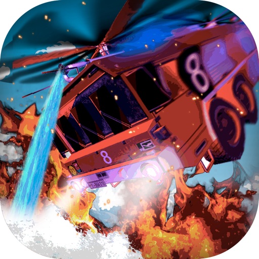 Heavy Flying Firefighter Truck 2017 Icon