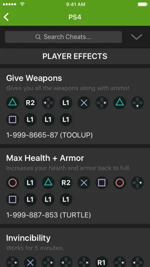 Cheats for GTA 5 (V). screenshot 1