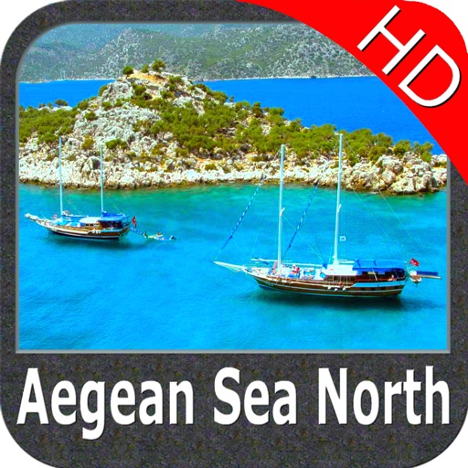 Marine: Aegean Sea (North) HD - GPS Map Navigator icon