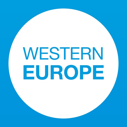 Travel Guide & Offline Map for Western Europe iOS App