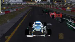 kart vs formula sports car race iphone screenshot 1