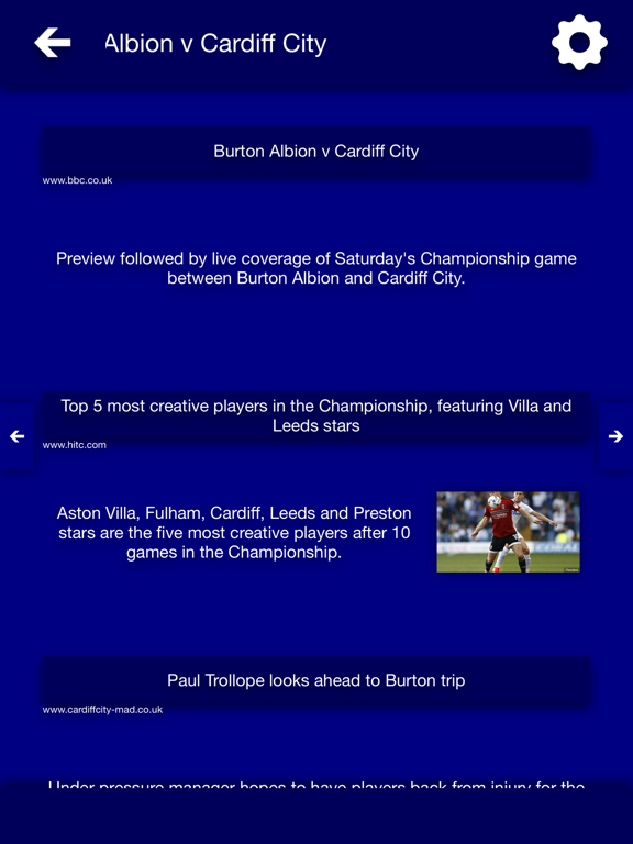 Screenshot #5 pour All The News - Cardiff City Edition
