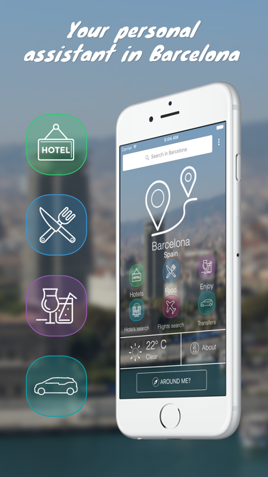 Screenshot #1 pour Barcelona City - guide with hotels, cafe, flights