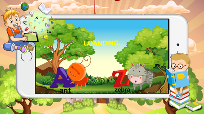 Screenshot #1 pour caractères d'apprentissage de l'alphabet a-z