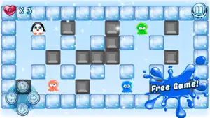 Penguin Bomber Ice Block Break screenshot #1 for iPhone