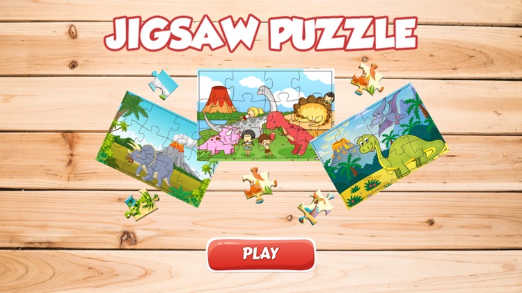 Dinosaur World Free Jigsaw Puzzle Games for kids