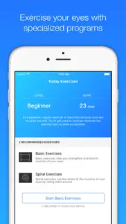 eye exerciser - eye training iphone screenshot 1