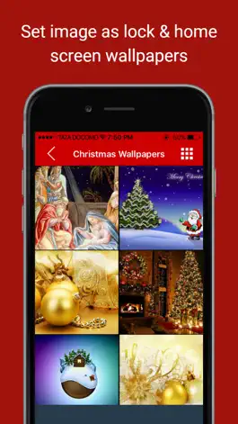 Game screenshot Christmas background wallpaper & New Year greeting apk